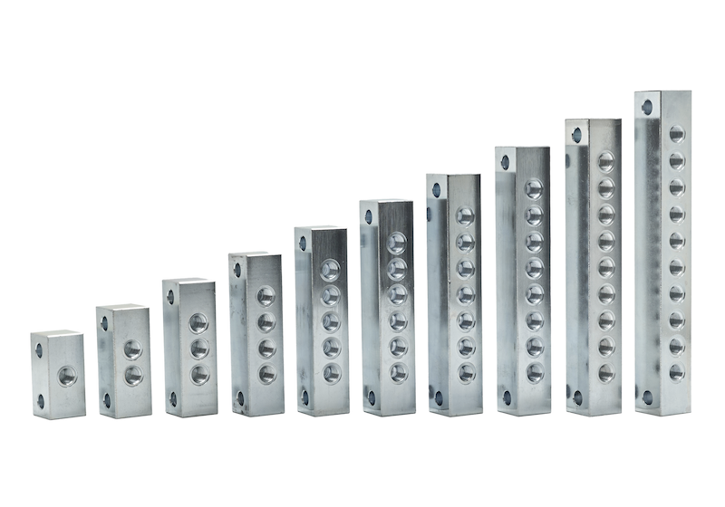 Коллекторный блок на 8 прямых выходов М10