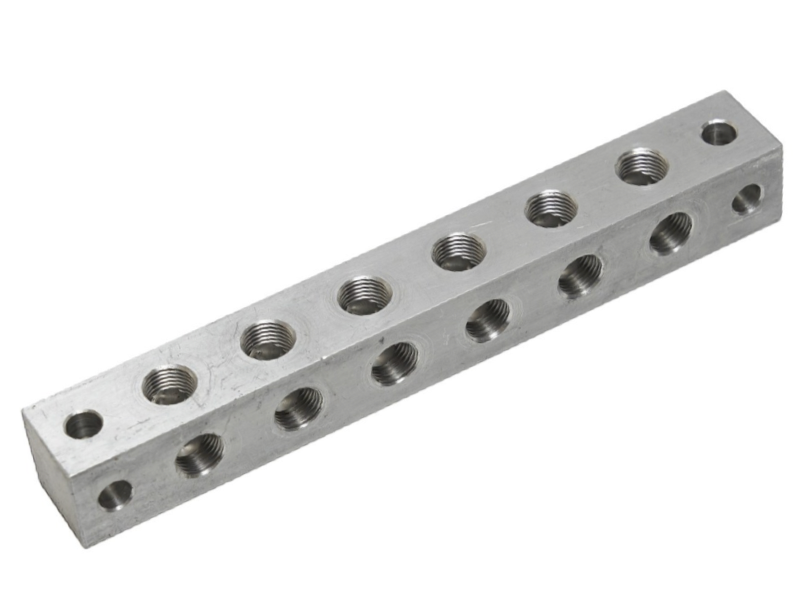 Коллекторный блок на 6 выходов 90° М10