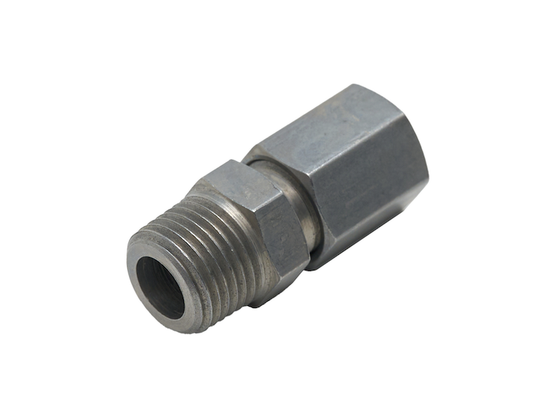Пресс масленка 1/8 NPT с металлическим резьбовым колпачком